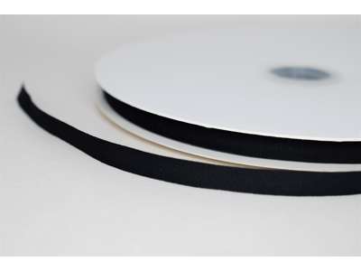 Cotton ribbon black 10mm
