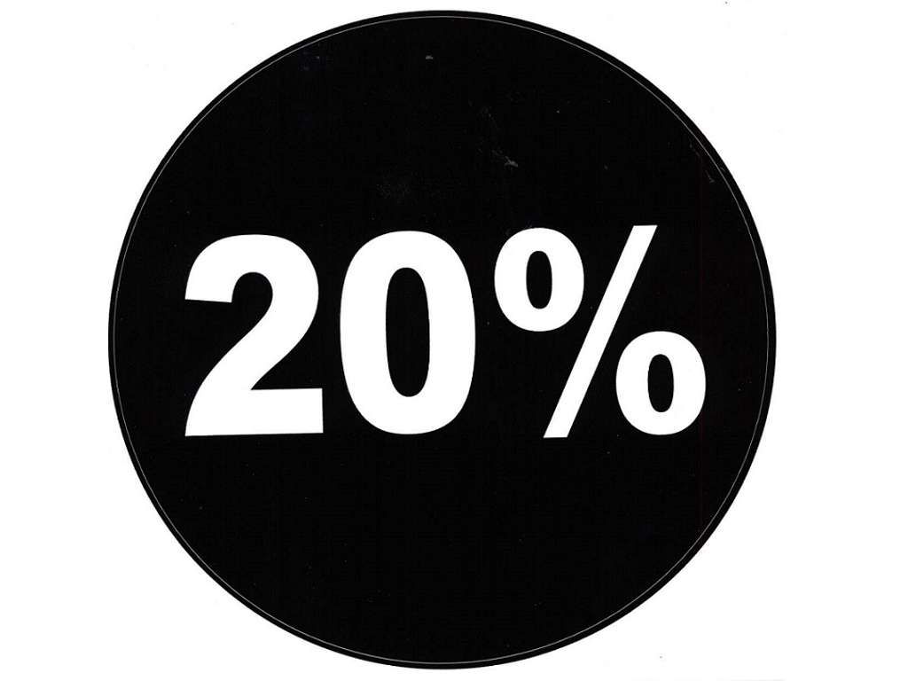 Labels ø 20cm 20% Black