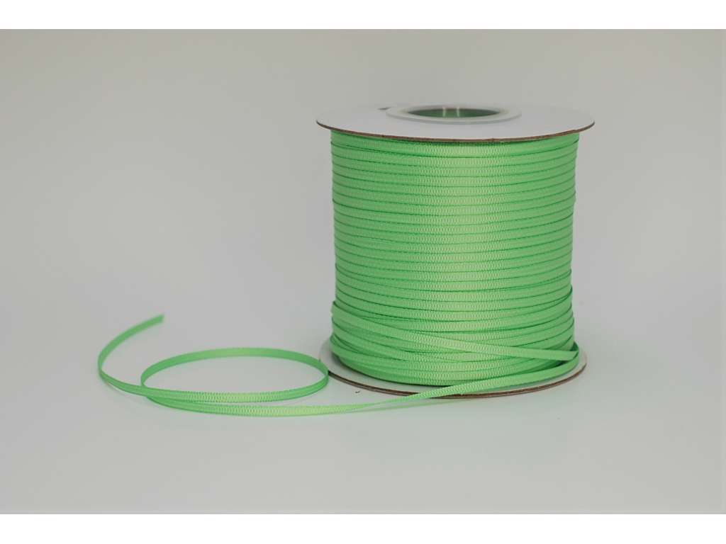 Silkebånd 3mm x 320 meter mint grøn