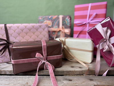 Lakpapir brunt metallic 50cmx180m