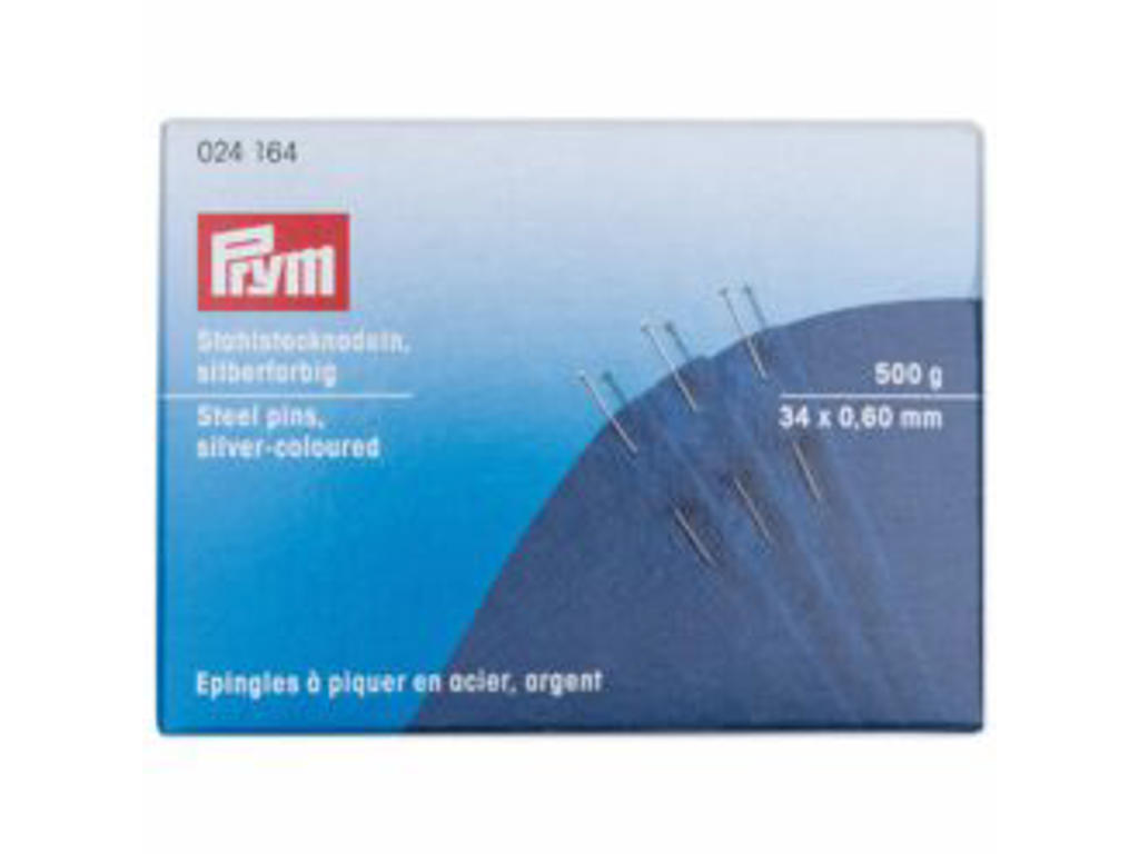 Stål knappenåle 500g 0,6x34mm