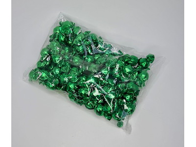 Chokoladekugler med mint fyld - grønne 1 kg
