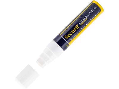 Securit kridtmarker hvid 7-15mm