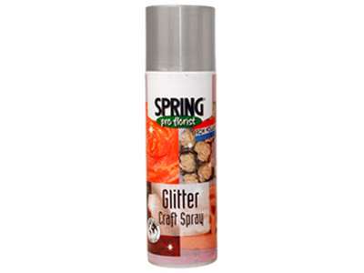Glitterspray 300ml SØLV