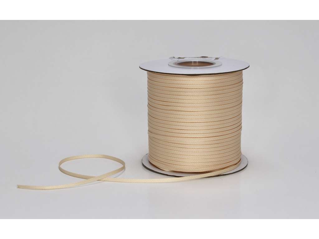Silkebånd 3mm x 320 meter nude