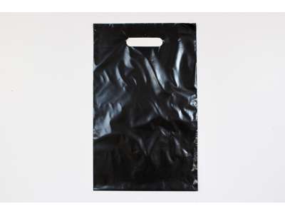 Plastic carrier bag 25x40 cm black pack of 1000 pcs. minimum purchase