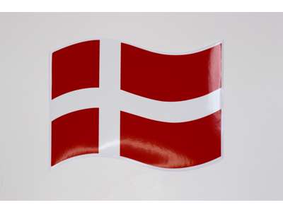 Flag selvklæbende 21x30cm - Stor