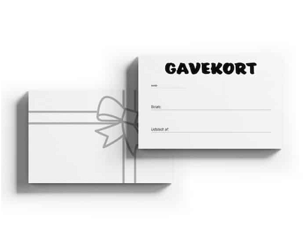 Gavekort 9x13cm -50 stk