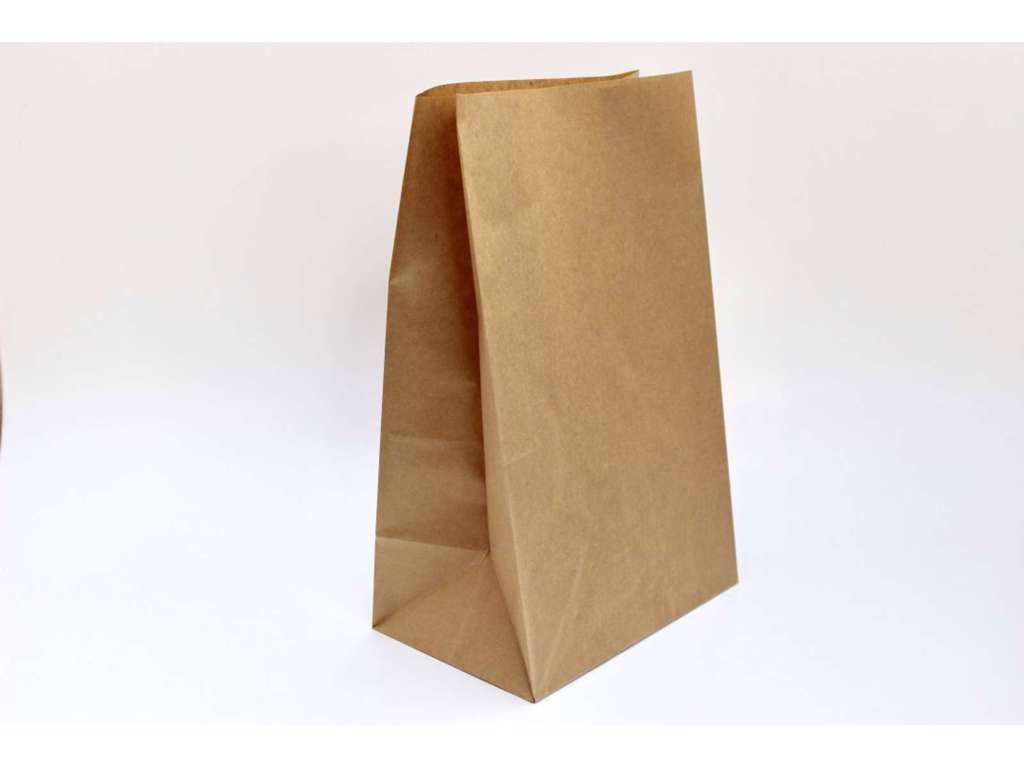 Klodsbundspose Brun 32x17x43cm 80g - 200 stk. pr. kasse