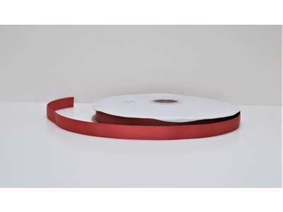 Silkebånd 16mm rillet Cinnabar