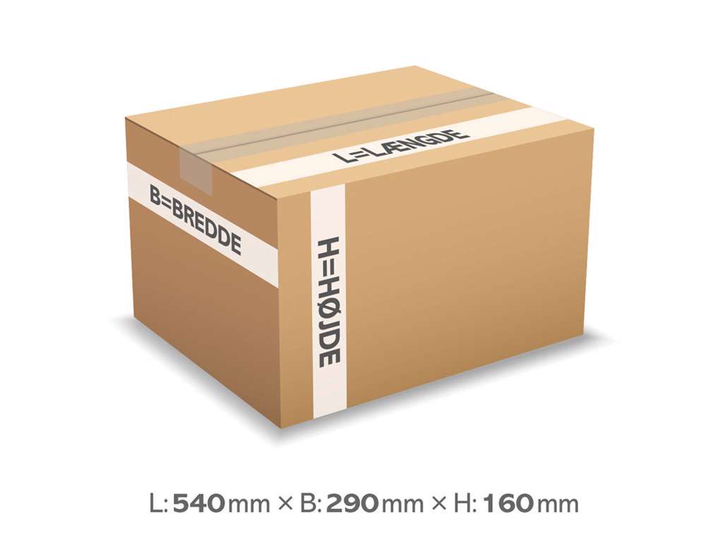 Papkasse 540x290x160mm 261018