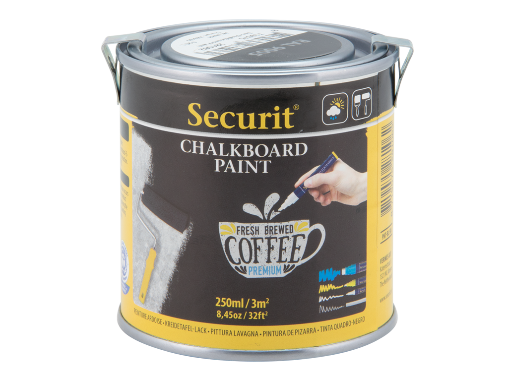 Securit tavlemailing Sort, 250ml
