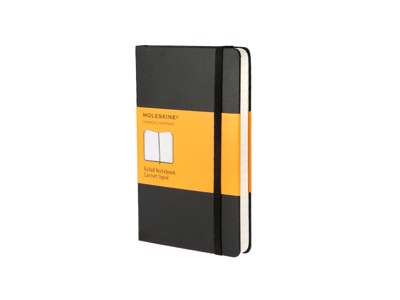 Moleskine Classic Pocket sort, linjeret