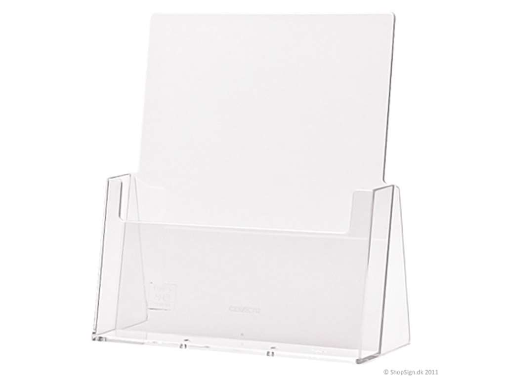 Brochure holder A4 1 compartment ready