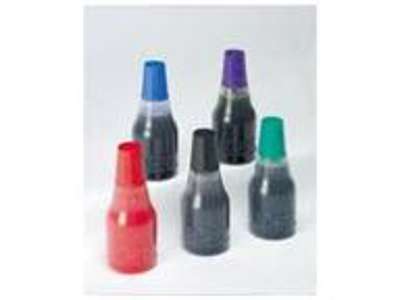 Gummi Stempel farve Noris 25ml. Blå