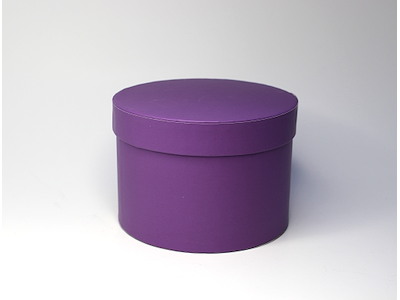 Rund æske Ø14 Violet