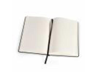 Notesbog A5 sort - Ulinieret