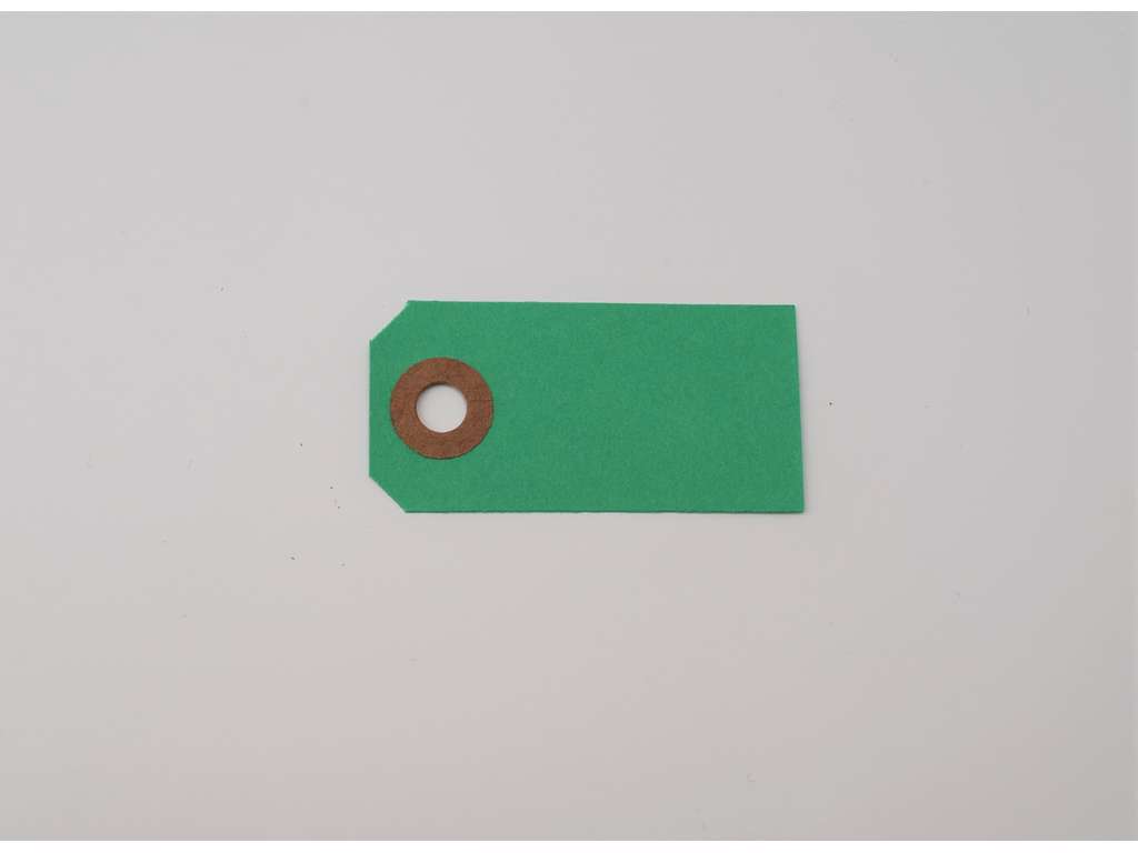 Manilla tags 3x6 cm grass green