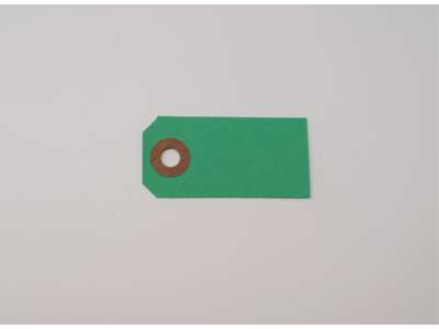 Manilla tags 3x6 cm grass green