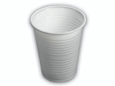 Plastic cups 21 cl. 100 pieces