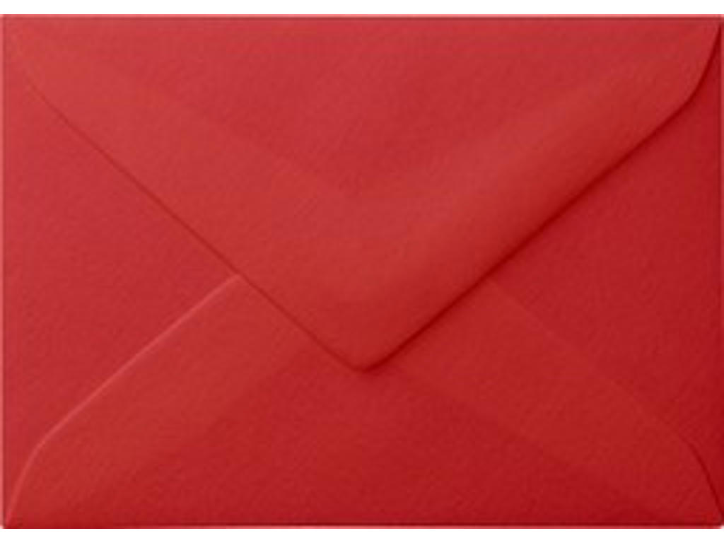 C5 Kuverter 50-pakke Rød 110g