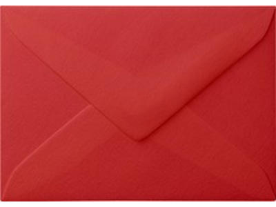 C5 Kuverter 50-pakke Rød 110g