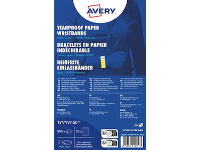 Armbånd Neon gul TYVPK-50