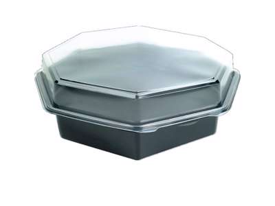 Tapas box octagonal with lid