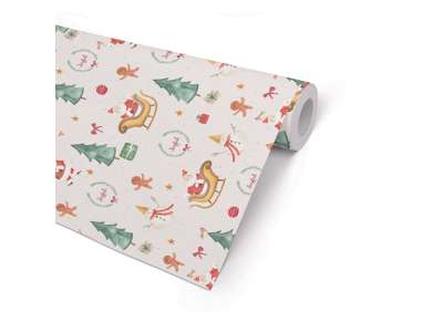 Julepapir Joyful 57cm