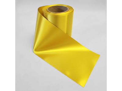 Kransebånd gul soft 100 mm x 25 meter