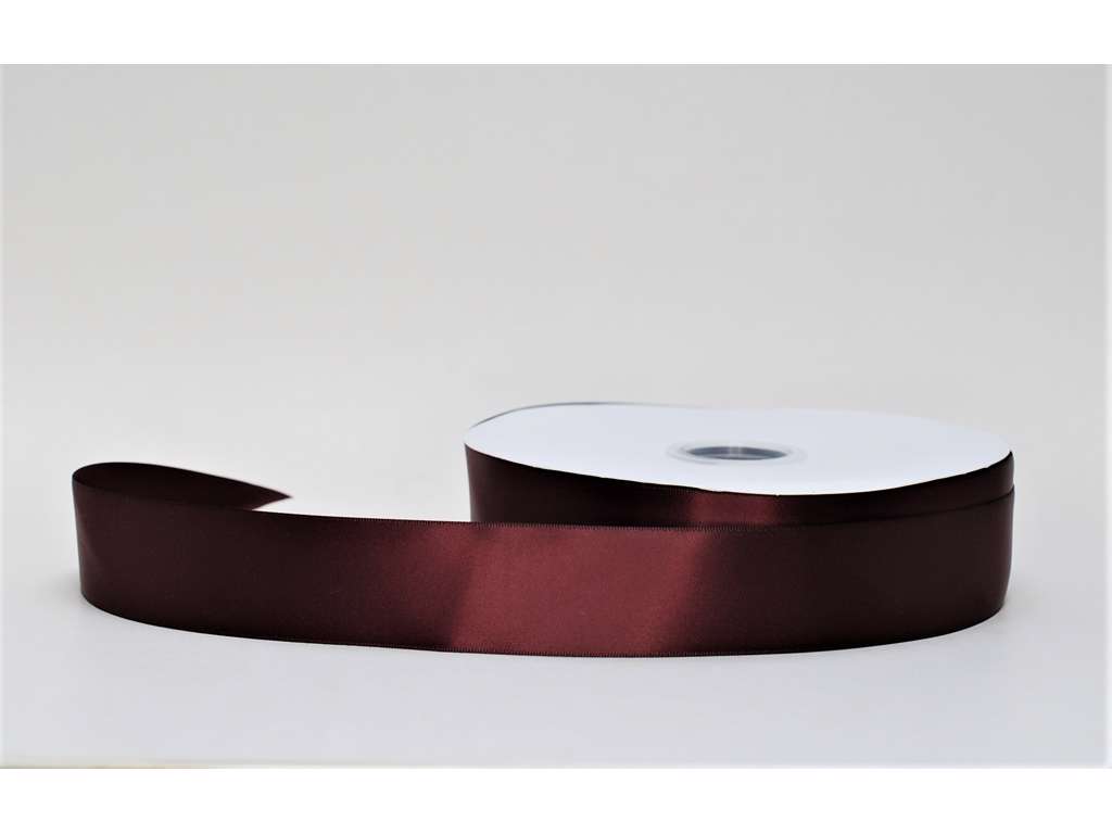 Silkebånd glat 38mm burgundy