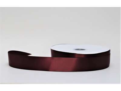 Silkebånd glat 38mm burgundy