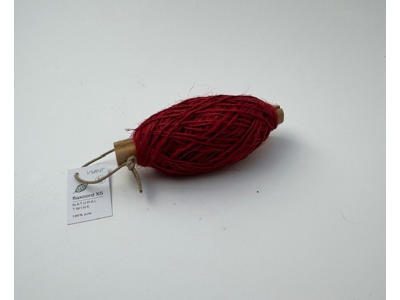Flax cordel træspole rød 50m