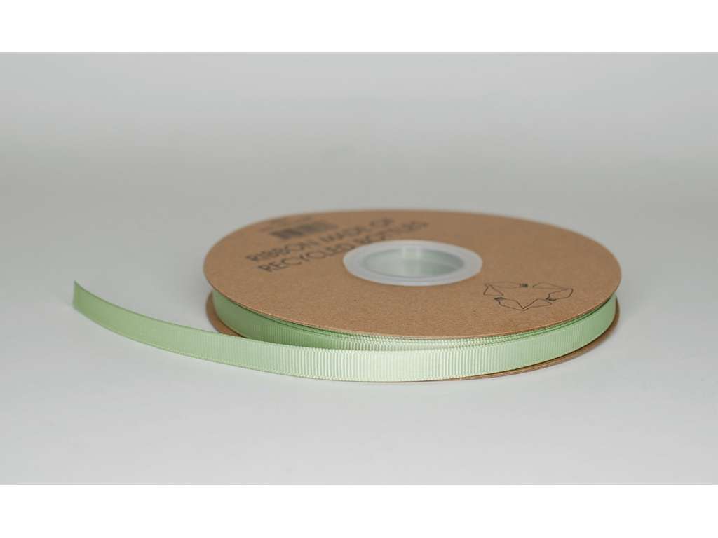 Recycled tape 9mm grooved olive
