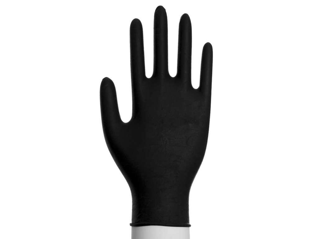 Nitrile gloves black medium 100 pcs.