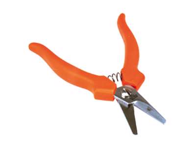 Orange flower scissors