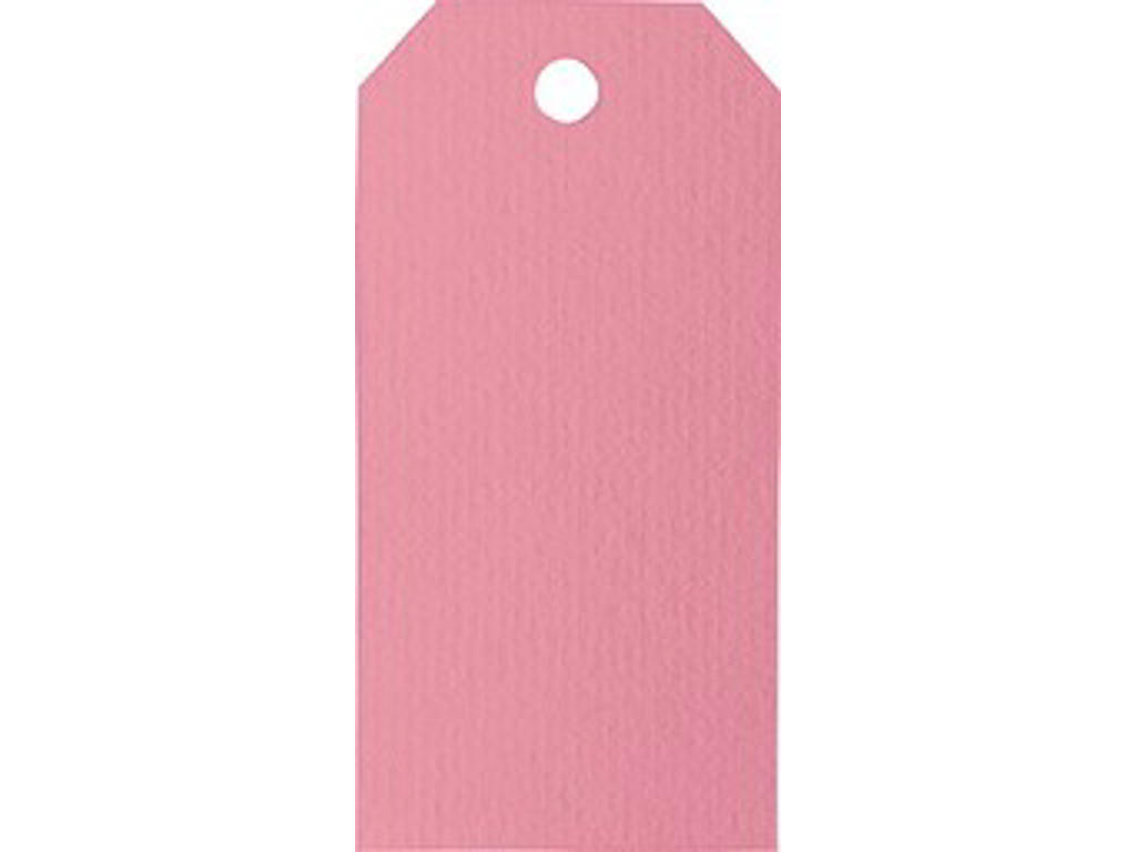 Manilla Tags 110g- 10 stk Rosa 48×96 mm