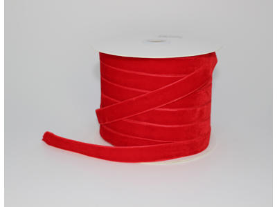 Velourbånd 16mm x 50y rød 08 - 45m