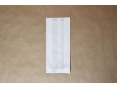 Franskbrødsposer små, 14/7 x 33 cm - hvide