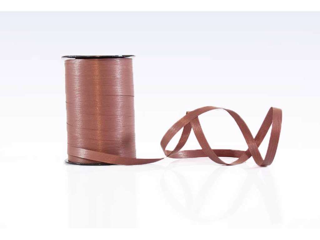 Gift ribbon matline brown