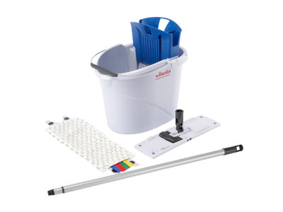 Moppestartpakke, Vileda UltraSpeed mini. Spand m.presse, fremfører