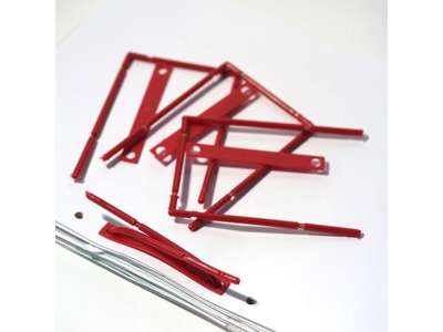 B-binder red w/bar and label 100 pcs/pack