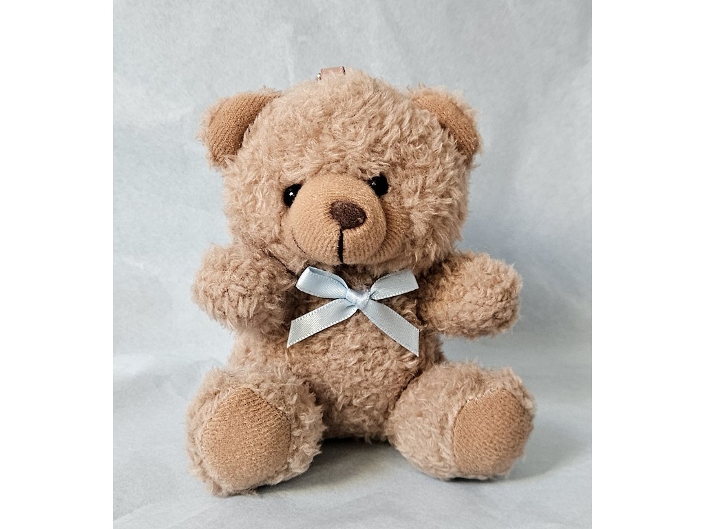 Bamse mor/barn lyseblå