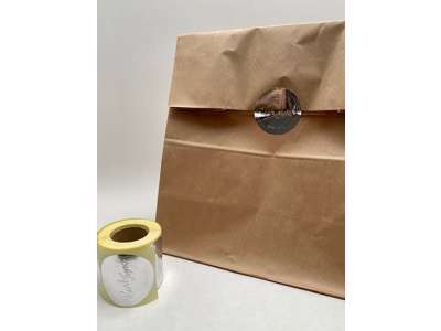Klodsbundspose Brun 32x17x43cm 80g - 200 stk. pr. kasse