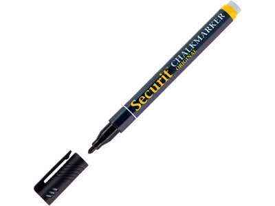 Securit Kridtmarker 1-2mm sort