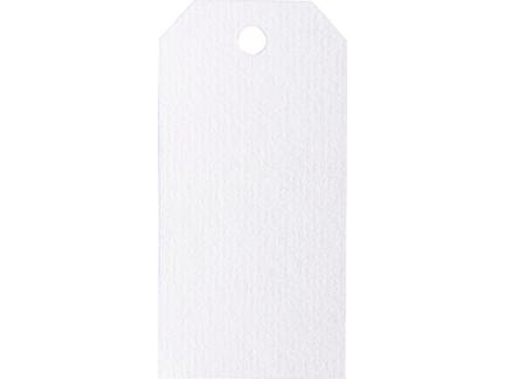 Manilla Tags 110g- 10 stk Hvid 48×96 mm