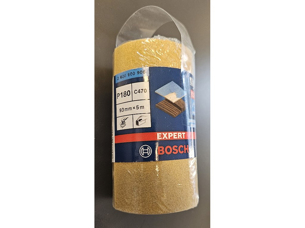 Sandpapir BOSCH 5m x 93mm K180