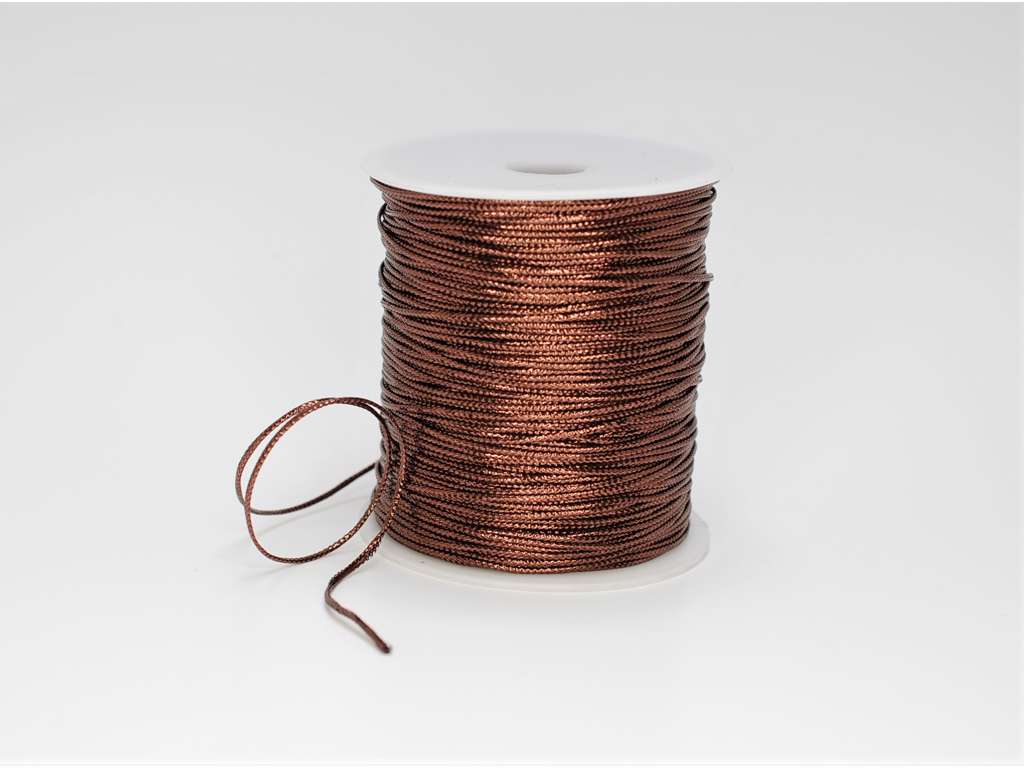 Cording metal snor brunt 1mmx200m