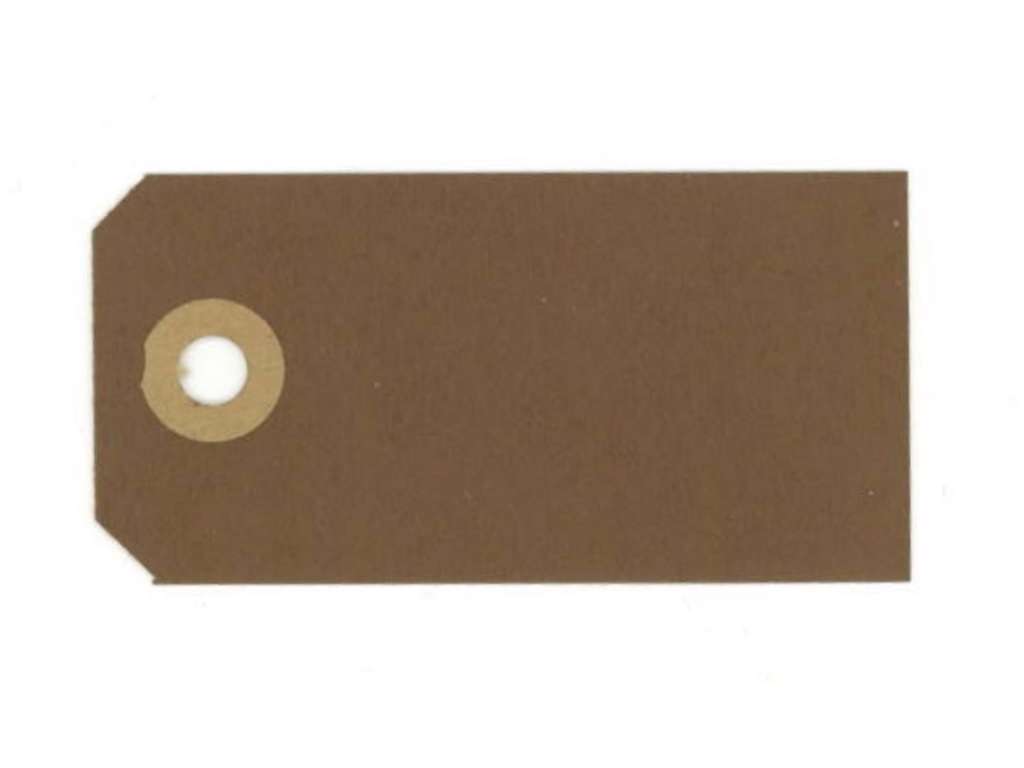 Manillamærker 93 5x10cm brun