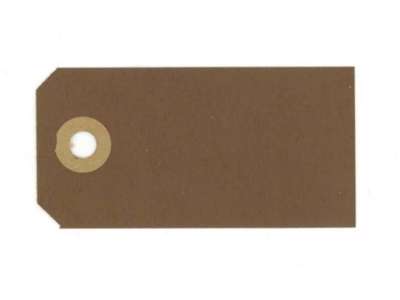 Manilla tags 93 5x10cm brown